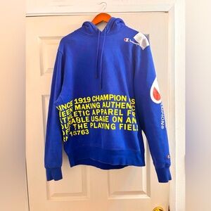 Champion: Royal Blue Men's Sweatsuit (Hoodie & Sweatpants)